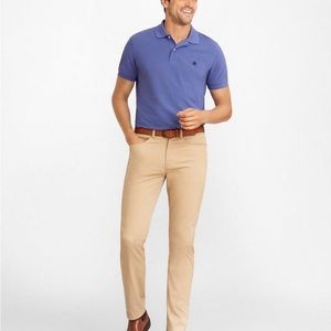 Brooks Brothers Five-Pocket Tech Pants (34) Khaki Chinos